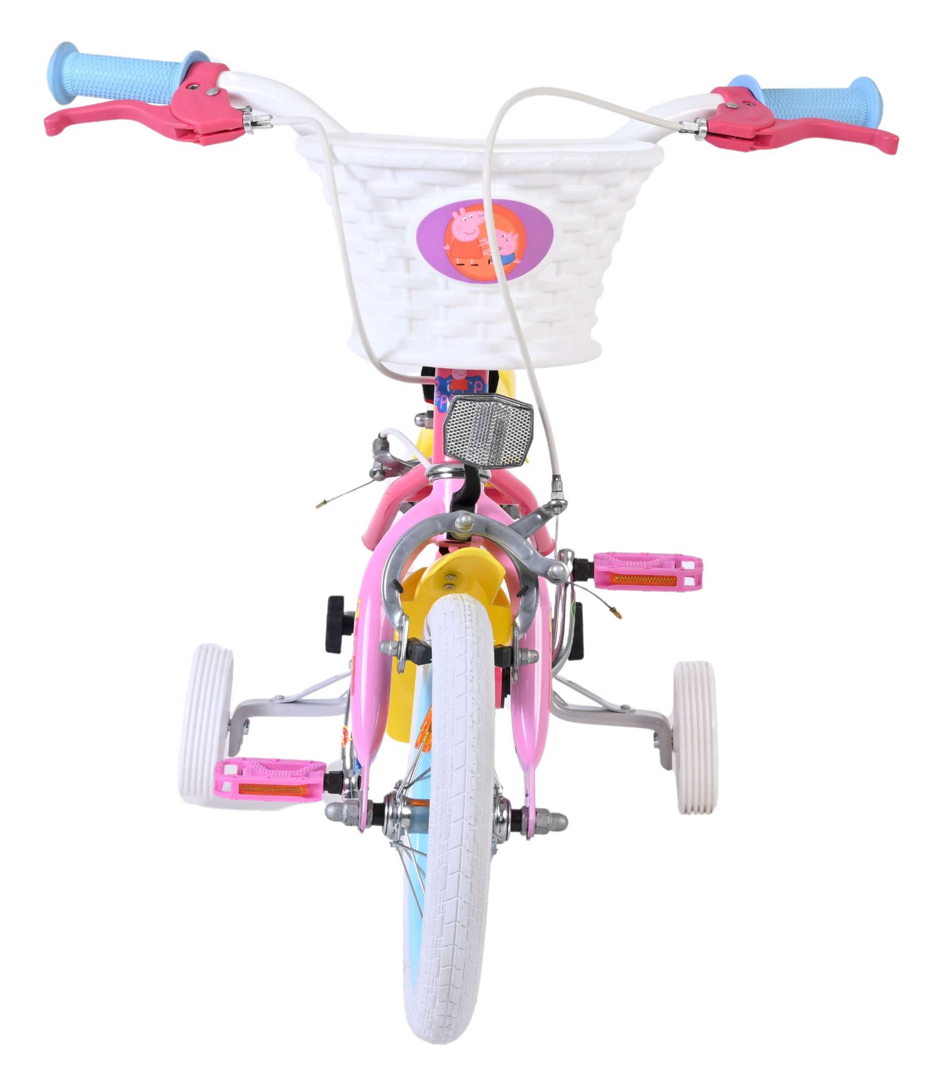 Peppa Pig Kinderfahrrad - Mädchen - 12 Zoll - Rosa - Zwei Handbremsen
