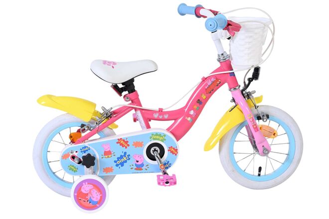 Peppa Pig Kinderfahrrad - Mädchen - 12 Zoll - Rosa - Zwei Handbremsen