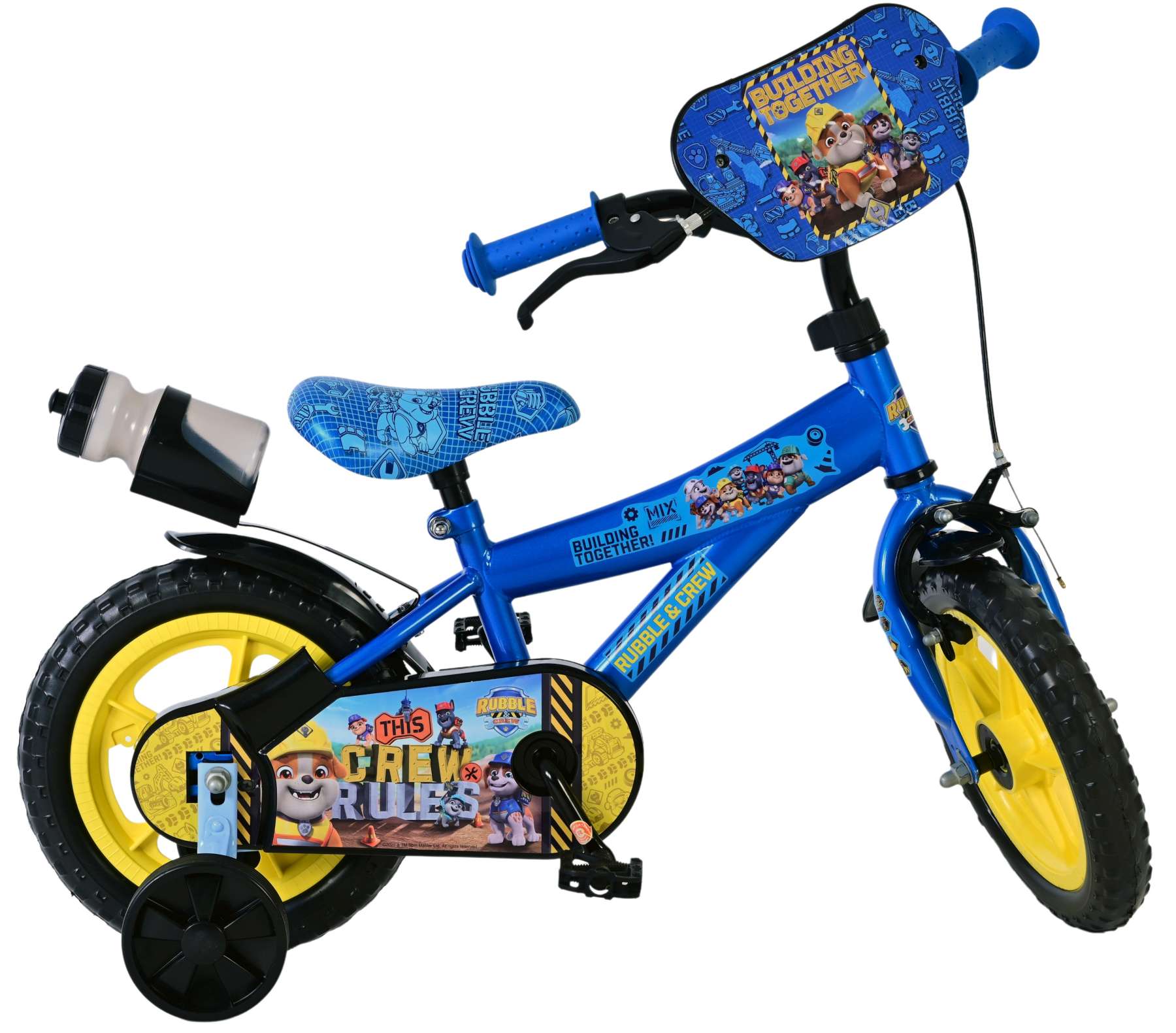 Rubble & Crew Kinderfahrrad – Jungen – Mag-Felgen – 12 Zoll – Blau