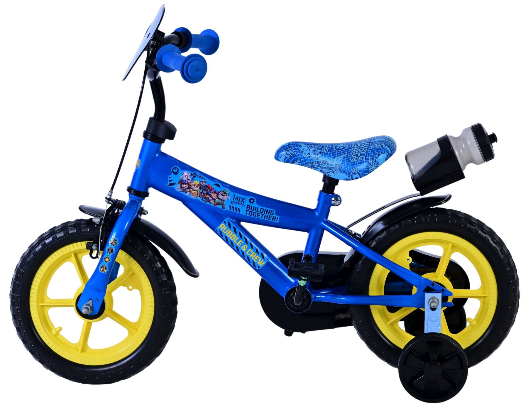 Rubble & Crew Kinderfahrrad – Jungen – Mag-Felgen – 12 Zoll – Blau