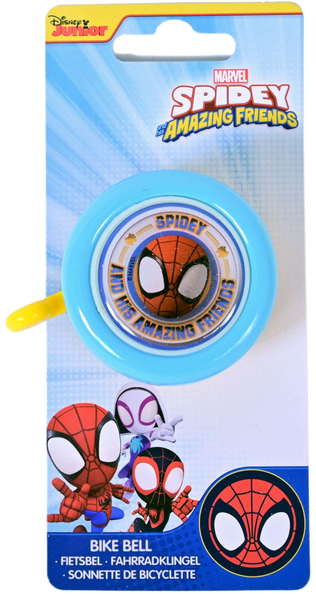 Spidey und seine erstaunlichen Freunde Fahrradklingel – Jungen – Blau, Rot, Gelb 5