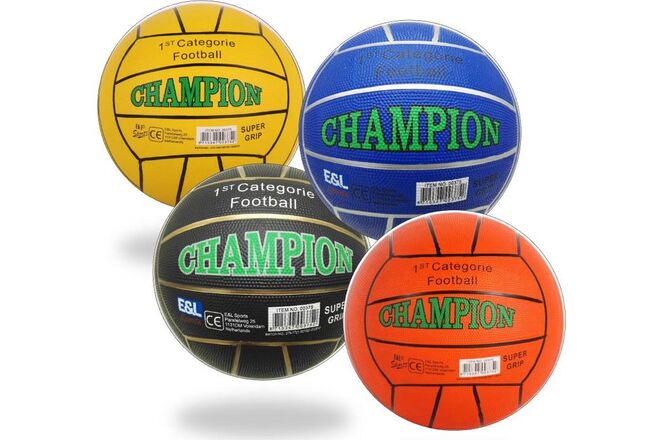 Street Football Champion – Gummi – Größe 5 – 380–420 Gramm – verschiedene Farben – sortiert