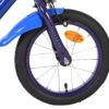 Superman Kinderfahrrad - Jungen - 14 Zoll - Blau - Zwei Handbremsen