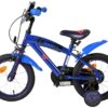 Superman Kinderfahrrad - Jungen - 14 Zoll - Blau - Zwei Handbremsen