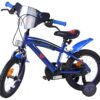 Superman Kinderfahrrad - Jungen - 14 Zoll - Blau - Zwei Handbremsen