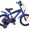 Superman Kinderfahrrad - Jungen - 14 Zoll - Blau - Zwei Handbremsen