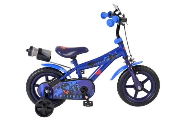 Superman Kinderfahrrad – Jungen – Mag-Felgen – 12 Zoll – Blau