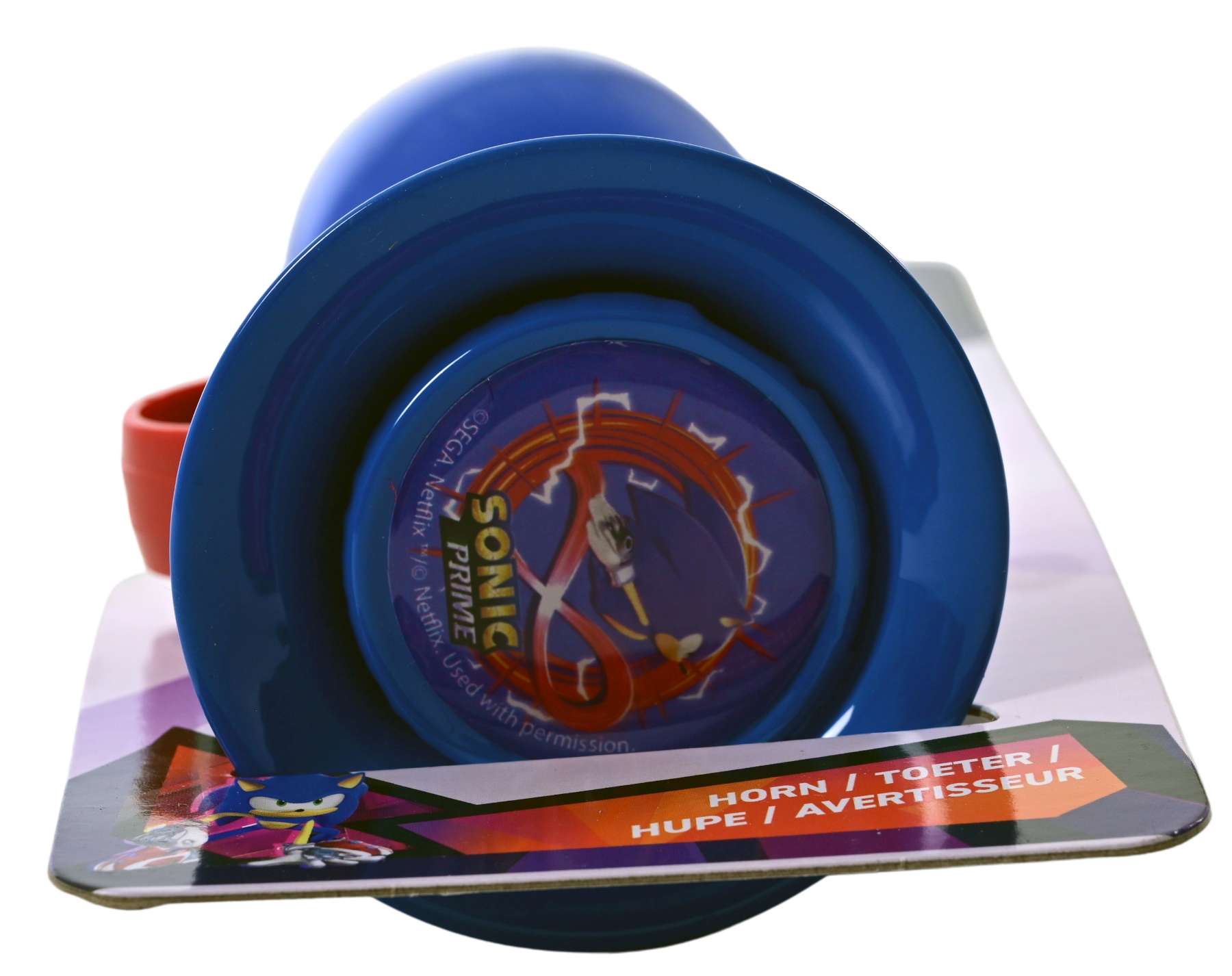 Turbo Crew Fahrradhupe – Jungen – Rot Blau