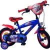 Turbo Crew Kinderfahrrad - Jungen - 12 Zoll - Blau/Rot - Zwei Handbremsen