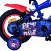 Turbo Crew Kinderfahrrad - Jungen - 12 Zoll - Blau/Rot - Zwei Handbremsen