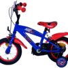 Turbo Crew Kinderfahrrad - Jungen - 12 Zoll - Blau/Rot - Zwei Handbremsen