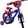 Turbo Crew Kinderfahrrad - Jungen - 14 Zoll - Blau/Rot - Zwei Handbremsen