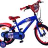 Turbo Crew Kinderfahrrad - Jungen - 16 Zoll - Blau/Rot - Zwei Handbremsen