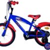 Turbo Crew Kinderfahrrad - Jungen - 16 Zoll - Blau/Rot - Zwei Handbremsen