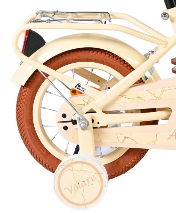 Volare Ashley Kinderfahrrad – Mädchen – 12 Zoll – Creme