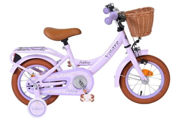 Volare Ashley Kinderfahrrad – Mädchen – 12 Zoll – Lila