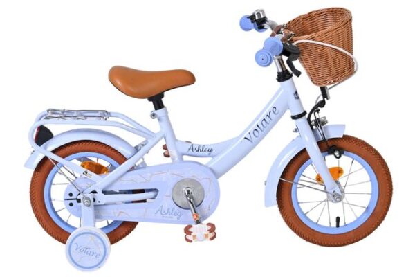 Volare Ashley Kinderfahrrad – Mädchen – 12 Zoll – Pastellblau