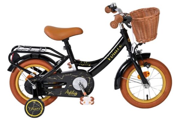 Volare Ashley Kinderfahrrad – Mädchen – 12 Zoll – Schwarz