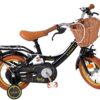 Volare Ashley Kinderfahrrad - Mädchen - 12 Zoll - Schwarz - Zwei Handbremsen