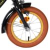 Volare Ashley Kinderfahrrad - Mädchen - 12 Zoll - Schwarz - Zwei Handbremsen