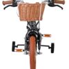 Volare Ashley Kinderfahrrad - Mädchen - 12 Zoll - Schwarz - Zwei Handbremsen