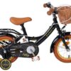 Volare Ashley Kinderfahrrad - Mädchen - 12 Zoll - Schwarz - Zwei Handbremsen