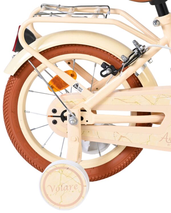 Volare Ashley Kinderfahrrad - Mädchen - 14 Zoll - Creme - Zwei Handbremsen 2
