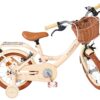 Volare Ashley Kinderfahrrad - Mädchen - 14 Zoll - Creme - Zwei Handbremsen