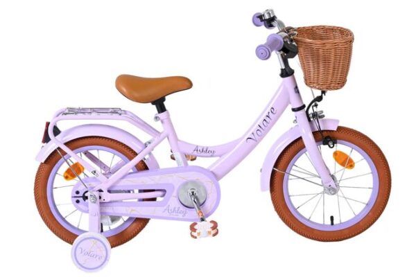 Volare Ashley Kinderfahrrad – Mädchen – 14 Zoll – Lila