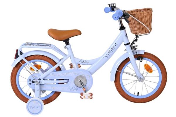 Volare Ashley Kinderfahrrad – Mädchen – 14 Zoll – Pastellblau