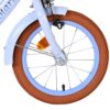 Volare Ashley Kinderfahrrad - Mädchen - 14 Zoll - Pastellblau - Zwei Handbremsen