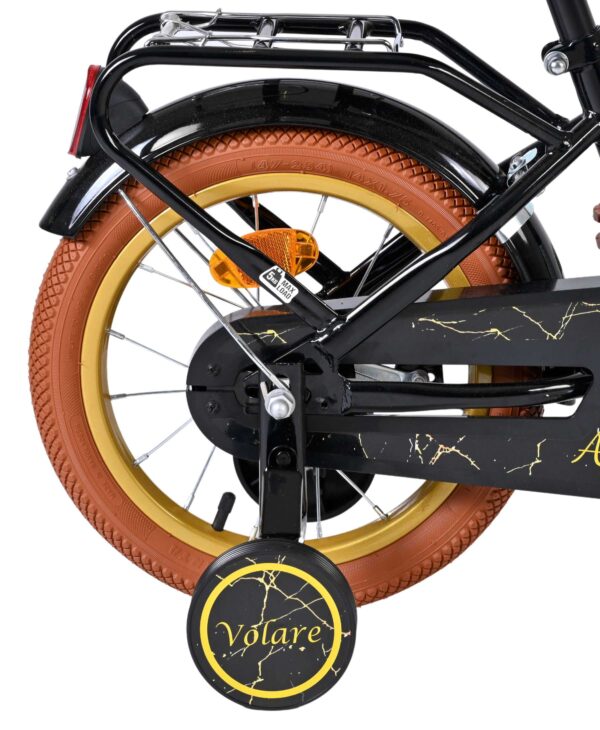 Volare Ashley Kinderfahrrad – Mädchen – 14 Zoll – Schwarz