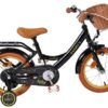 Volare Ashley Kinderfahrrad – Mädchen – 14 Zoll – Schwarz