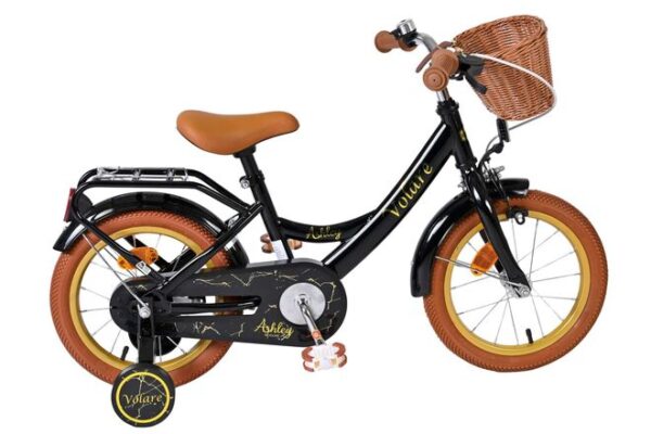 Volare Ashley Kinderfahrrad – Mädchen – 14 Zoll – Schwarz