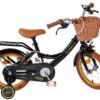 Volare Ashley Kinderfahrrad - Mädchen - 14 Zoll - Schwarz - Zwei Handbremsen 10