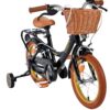 Volare Ashley Kinderfahrrad - Mädchen - 14 Zoll - Schwarz - Zwei Handbremsen 5