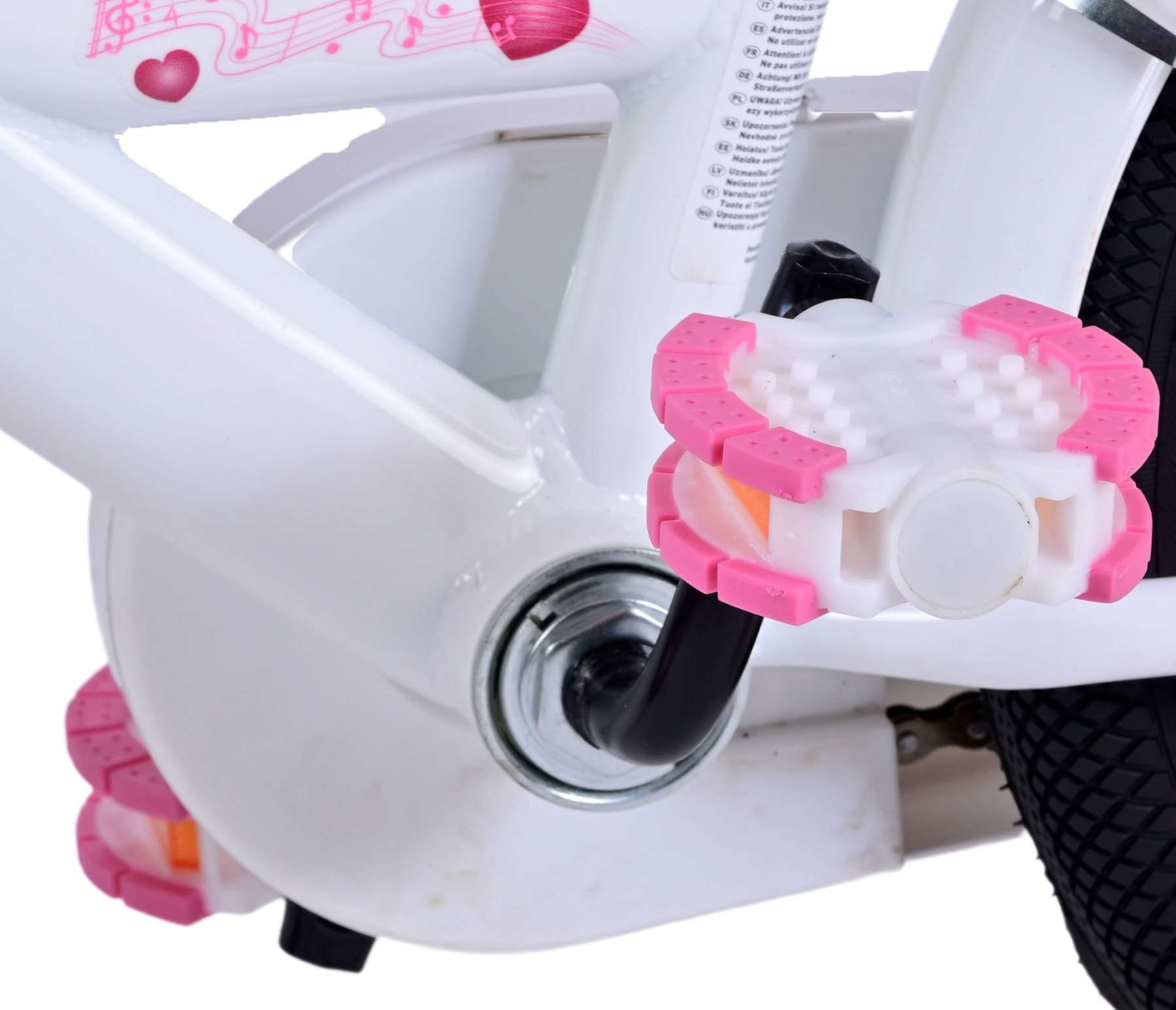 Volare Ashley Kinderfahrrad – Mädchen – 14 Zoll – Weiß 10