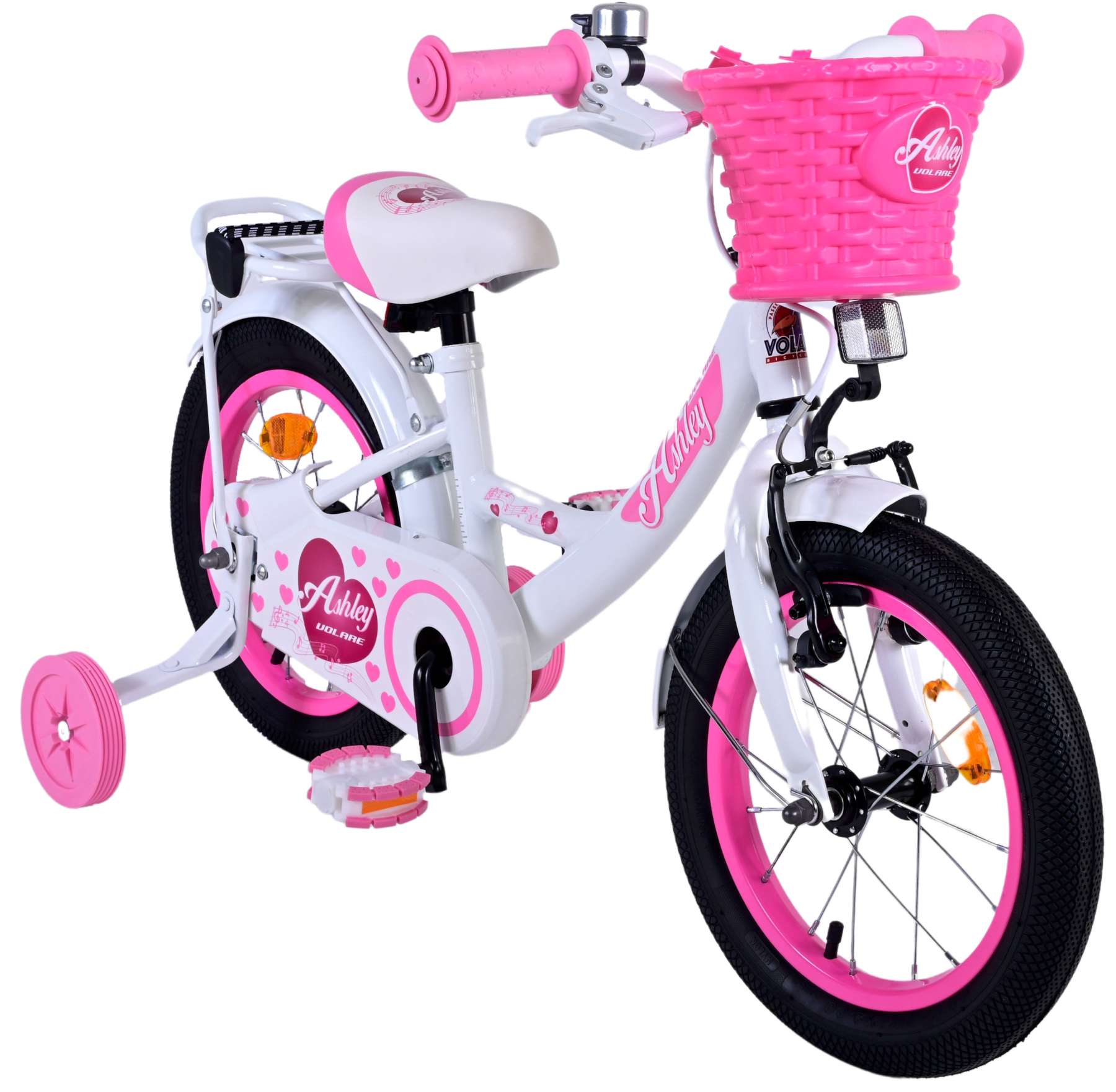 Volare Ashley Kinderfahrrad – Mädchen – 14 Zoll – Weiß 6