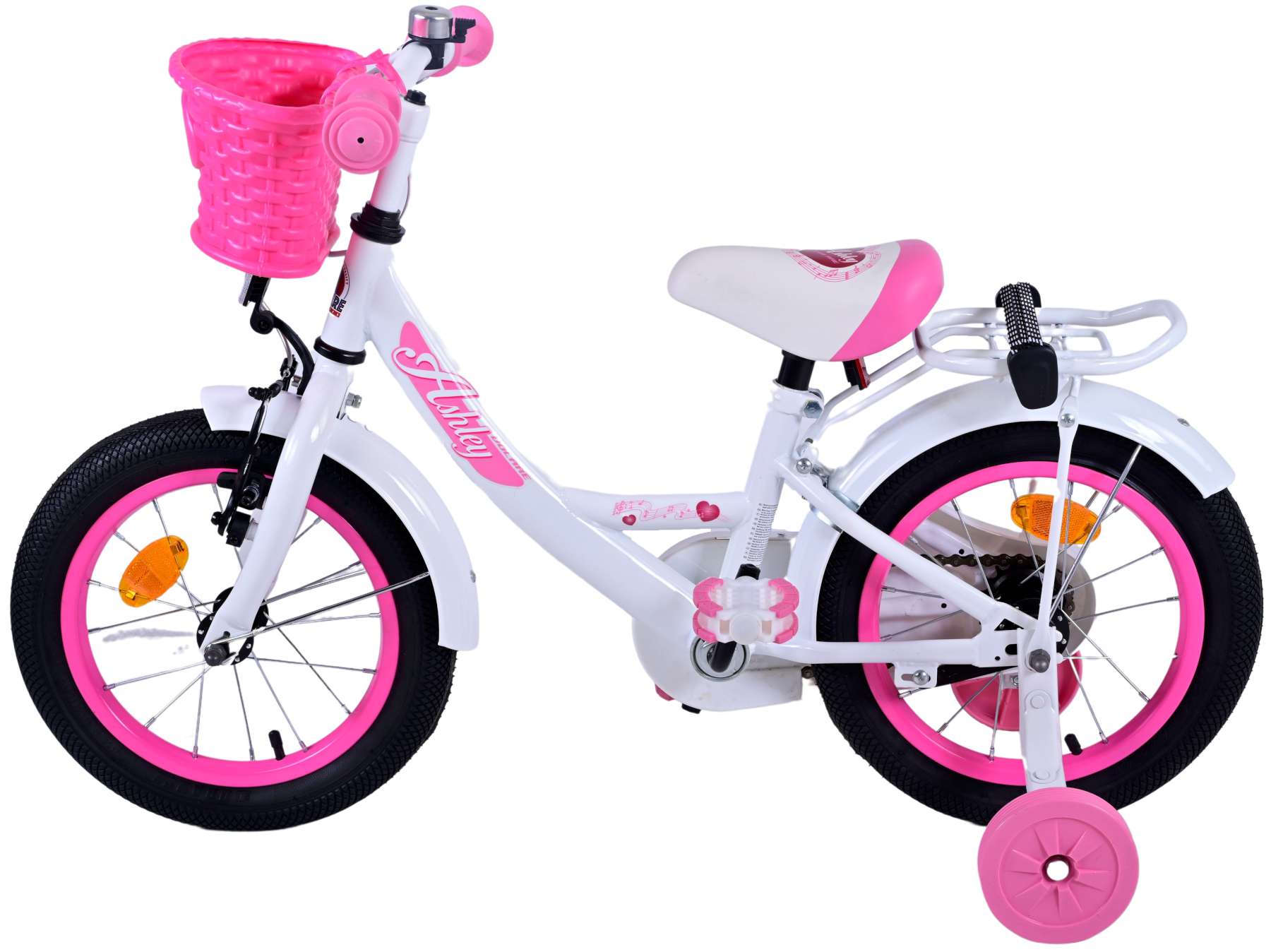 Volare Ashley Kinderfahrrad – Mädchen – 14 Zoll – Weiß 8