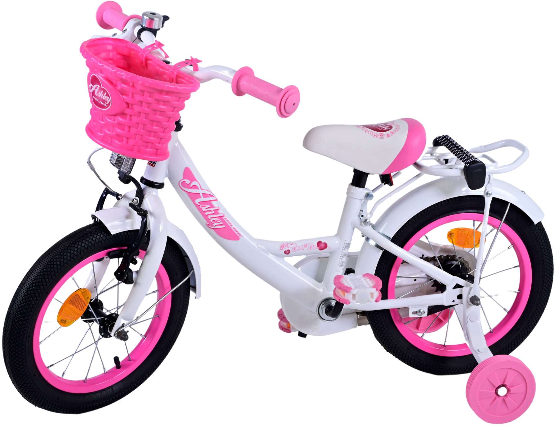 Volare Ashley Kinderfahrrad – Mädchen – 14 Zoll – Weiß 9