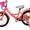 Volare Ashley Kinderfahrrad - Mädchen - 16 Zoll - Rosa/Rot