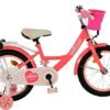 Volare Ashley Kinderfahrrad - Mädchen - 16 Zoll - Rosa/Rot