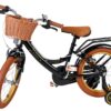 Volare Ashley Kinderfahrrad - Mädchen - 16 Zoll - Schwarz - Zwei Handbremsen