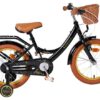 Volare Ashley Kinderfahrrad - Mädchen - 16 Zoll - Schwarz - Zwei Handbremsen