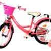 Volare Ashley Kinderfahrrad - Mädchen - 18 Zoll - Rosa/Rot