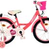 Volare Ashley Kinderfahrrad - Mädchen - 18 Zoll - Rosa/Rot