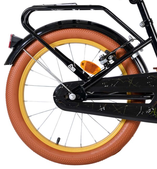 Volare Ashley Kinderfahrrad - Mädchen - 18 Zoll - Schwarz - Zwei Handbremsen