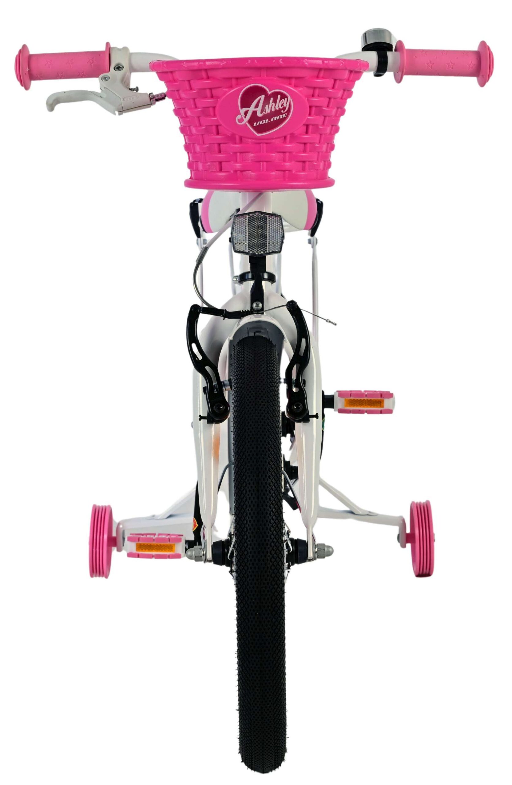 Volare Ashley Kinderfahrrad - Mädchen - 18 Zoll - Weiß
