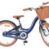 Volare Ashley Kinderfahrrad - Mädchen - 20 Zoll - Dunkelblau