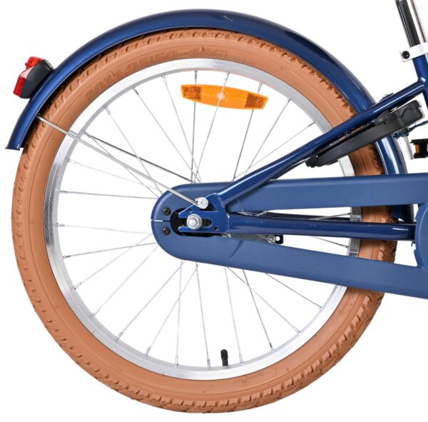 Volare Ashley Kinderfahrrad - Mädchen - 20 Zoll - Dunkelblau